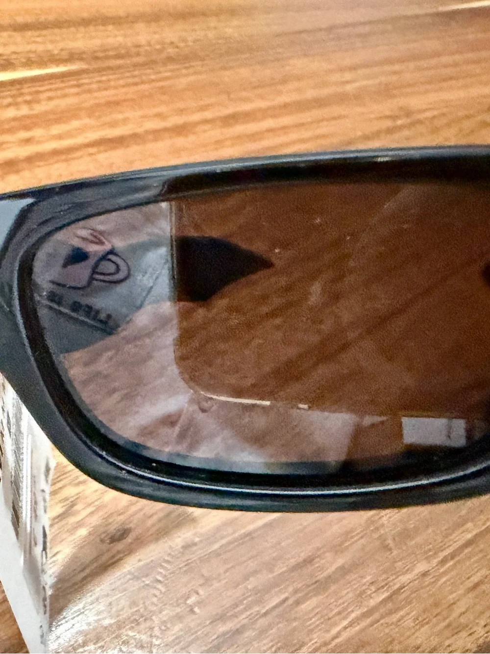 ZARA Men's Rectangular Acetate Polarized Sunglasses Black NWT